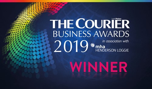 The Courier Business Awards 2019 winner graphic